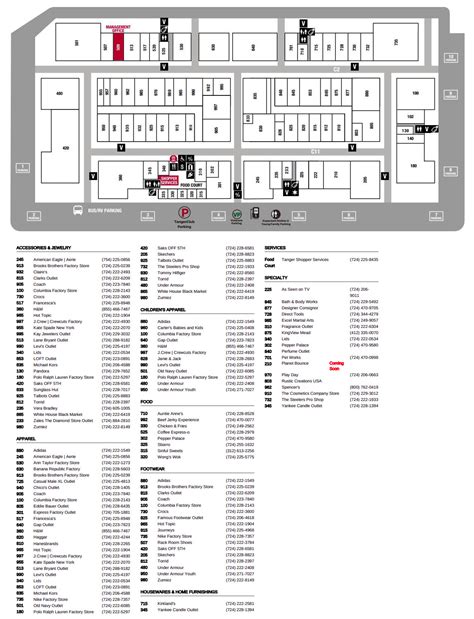 michael kors outlet center map.